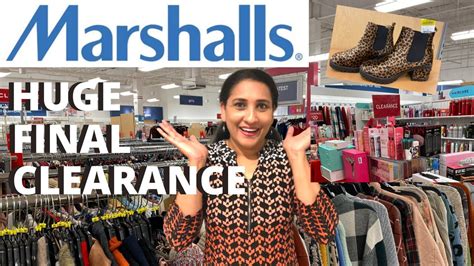 marshalls clearance sale today.